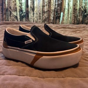 Stacked Slip On Vans